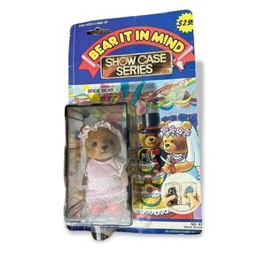 Vintage "Bear It In Mind" Showcase Series Bride Bear #4301 BBI Toys 1985 Rare